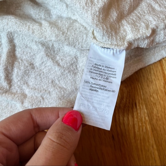 Madewell wrap tie top size large - Picture 6 of 7